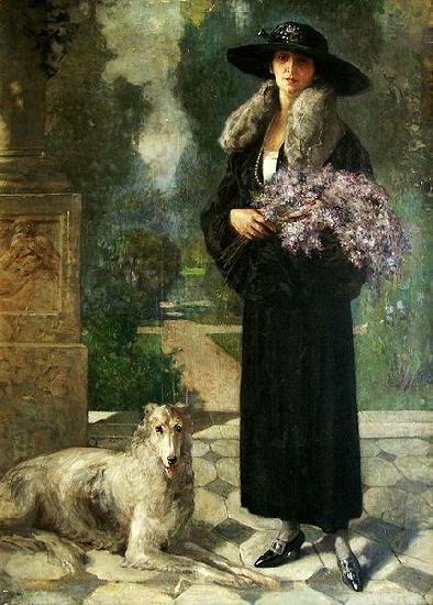 Nicolae Vermont Portret de femeie oil painting image